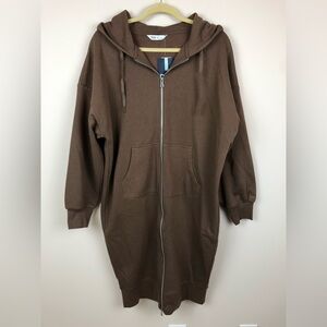 DSG - Longline Zip Up Hoodie Jacket